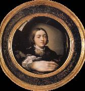Self-portrait in a Convex Mirror PARMIGIANINO